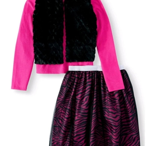 3 piece Shimmer Tulle Skirt Set - Picture 4 of 4